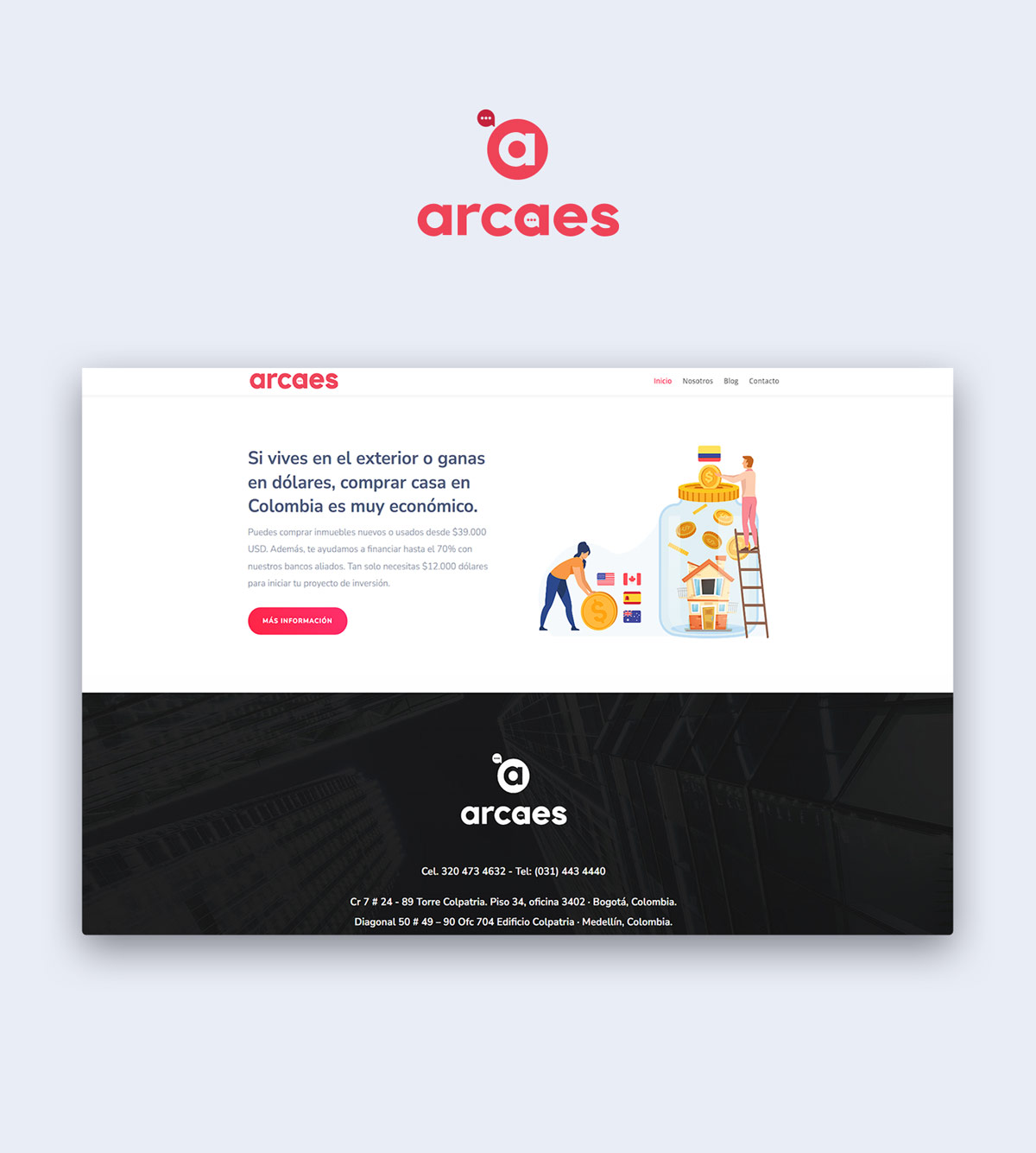 Arcaes web